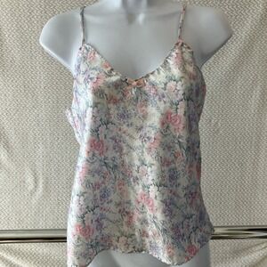 Vintage Satin Y2K Babydoll Fairy Top Medium Coquette Unbranded USA Layering Bow